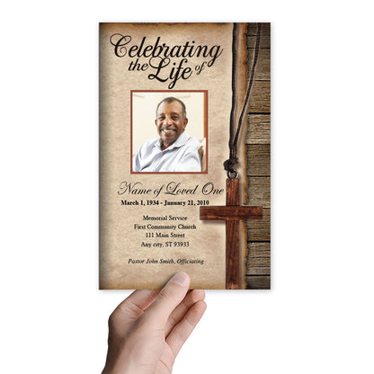 Shepherd Funeral Program Template.