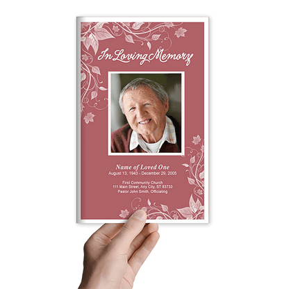 Simplier Funeral Program Template.