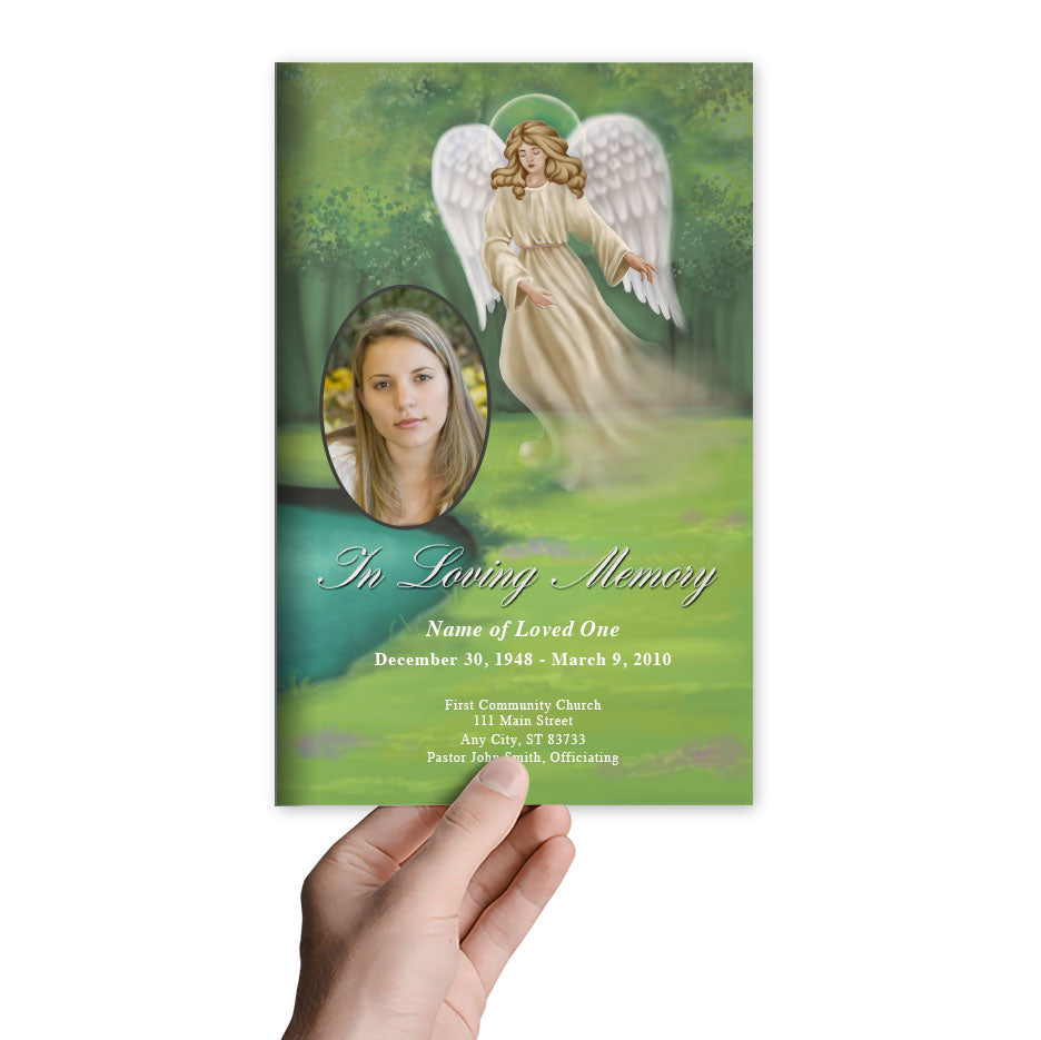 Spirit Funeral Program Template.