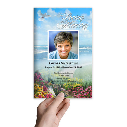 Unforgettable Funeral Program Template.