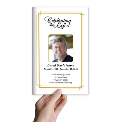 Windsor Funeral Program Template.