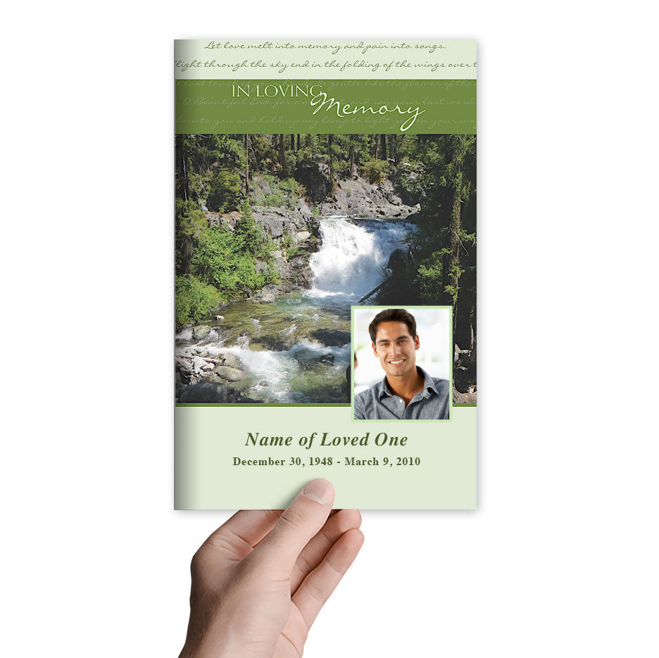 Winsome Funeral Program Template.